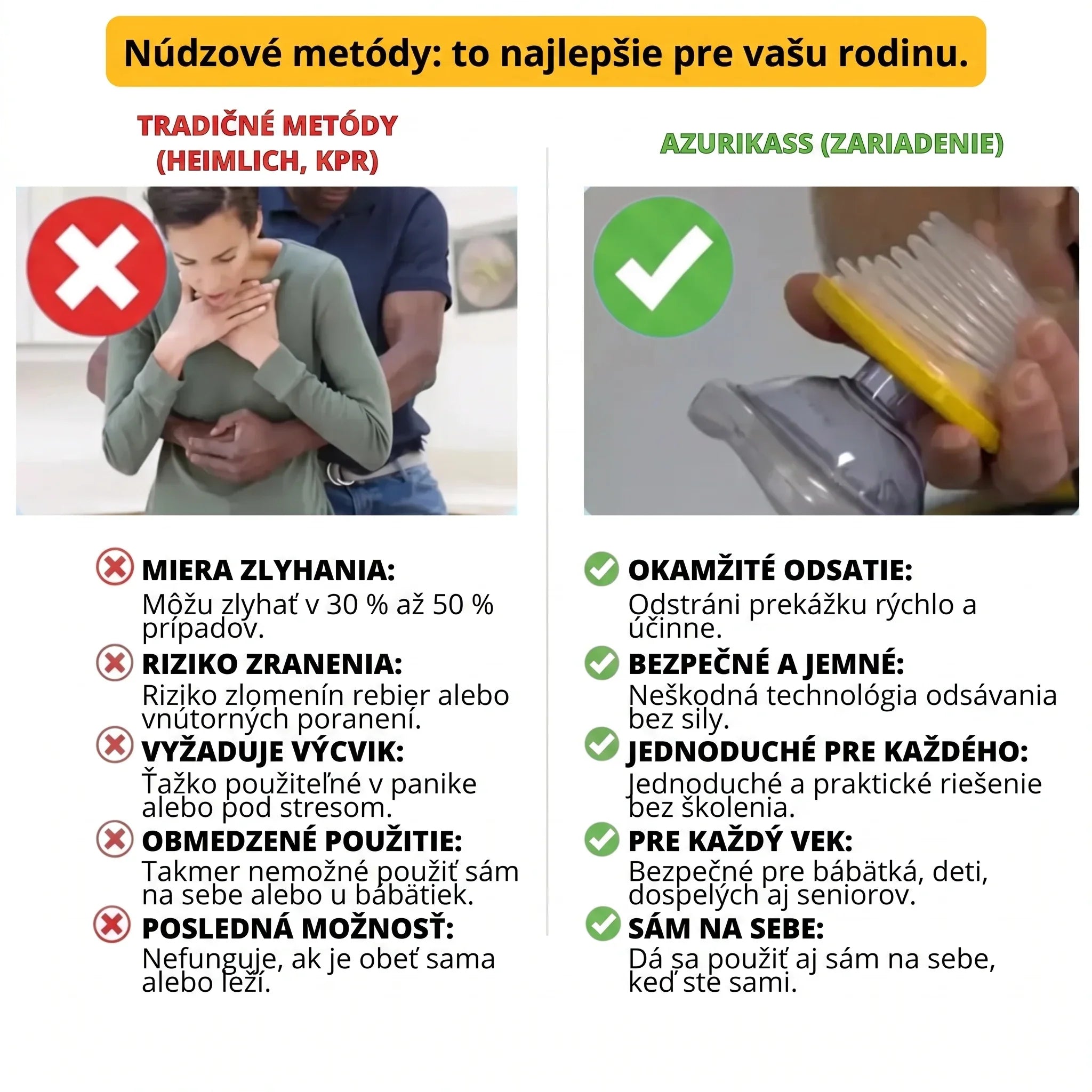 Porovnanie: tradičné metódy verzus zariadenie Azurikass