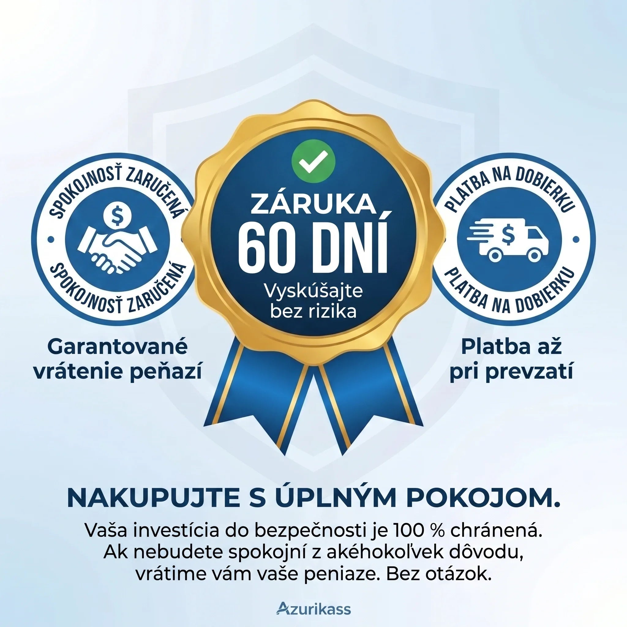 Záruka 60 dní, platba pri prevzatí